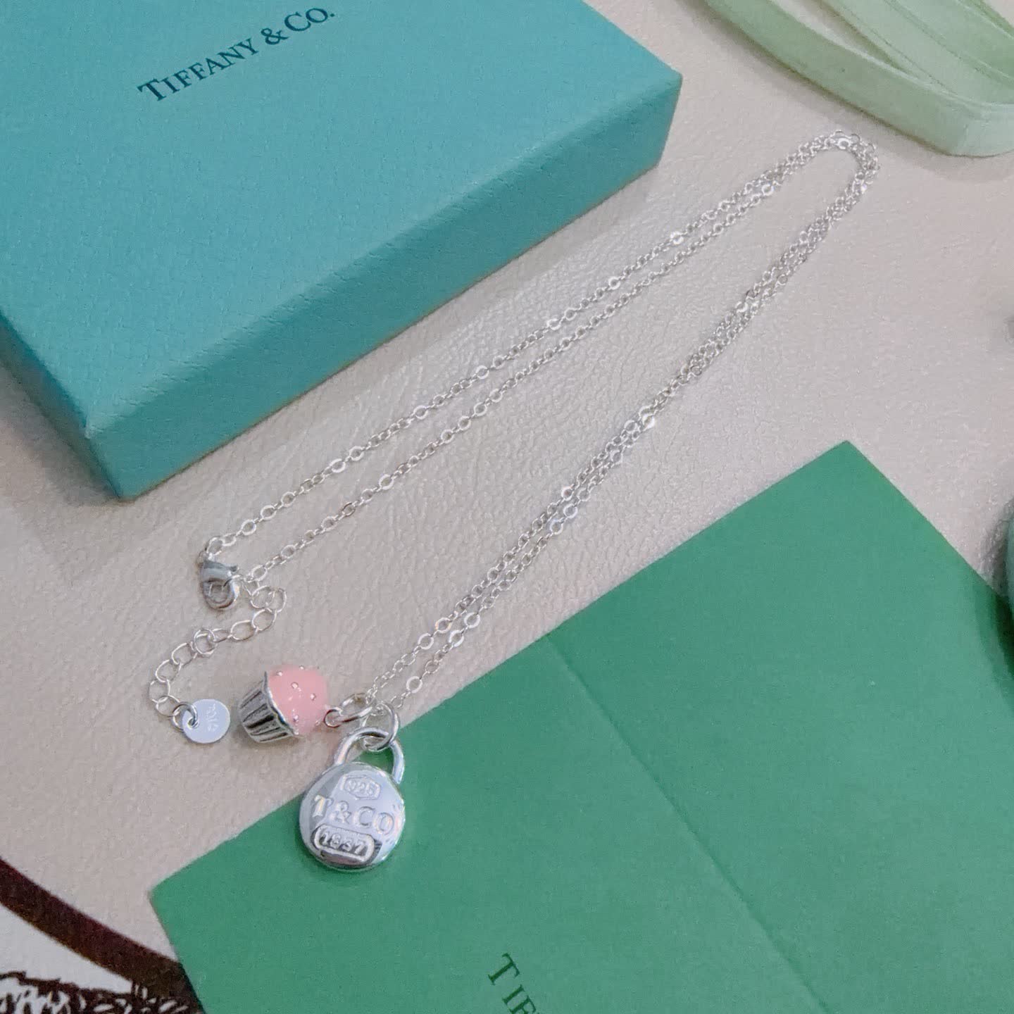 Tiffany & Co. Lock Charm Necklace